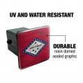 Rustic Arkansas State Flag Distressed Usa Tow Trailer Hitch Cover Plug Insert