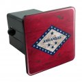 Rustic Arkansas State Flag Distressed Usa Tow Trailer Hitch Cover Plug Insert