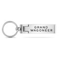 Jeep Grand Wagoneer Multifunction Cell Phone Stand And Purse Bag Table Hanger Foldable Chrome Keychain 3 In X 0 75 38