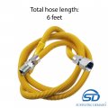 Supplying Demand 203-3132 6 Feet Clothes Dryer Gas Connector 1 2 Inch Od