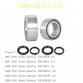 Wflnhb Front Wheel Bearing Seal Kits Replacement For 2007-2013 Honda Trx420 Rancher 420 4x4 91254-hp5-601 91051-hc5-003