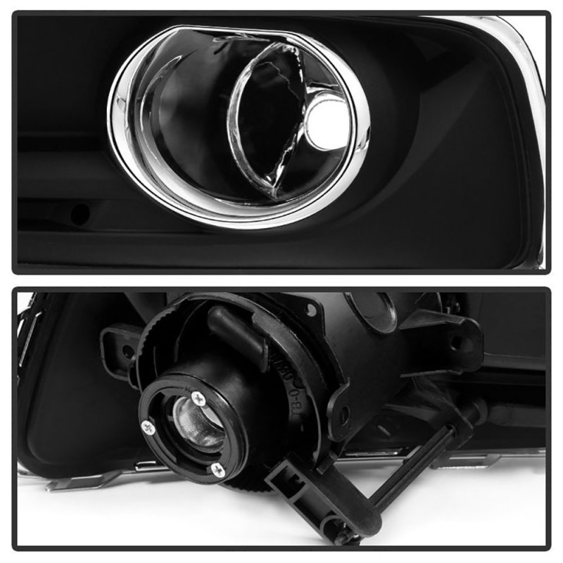 Chrome Housing Oe-style Front Fog Light Driving Lamp Assembly W Bezel For 2013-2015 Chevy Malibu Limited Model Power Switch