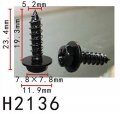 Autobahn88 Bumper Cover Clip Bolt Compatible With Toyota 14-19 Rav4 Corolla Oem 7539242030 Pack Of 10