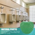 Iplusmile 10pcs Urinal Screen Deodorizer Splash Mats For Mens Restroom Scent Pads Aromatic Strainers Green Eliminates Urine Men