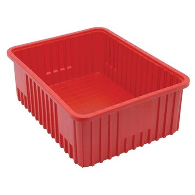 1 2 L X7-1 W 8 H Red Dividable Grid Container 1