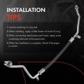 A-premium A C Discharge Line Hose Assembly Compatible With Chrysler Sebring 1997-2000 4l 2 5l Compressor To Condenser