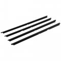 4pcs Window Weatherstrip Molding Door Seal Belt Sweep Felt Trim 5135879af 55135878af 55135890af For Jeep Grand Cherokee 