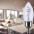 Satco 4w Led B11 Light Bulb 2700k Warm White 350 Lumens Clear Glass E12 Candelabra Base Dimmable 360 Degree Beam Enclosed 