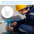 Uxcell 20pcs U-shaped Water Pipe Clamps Ppr Clips U Shaped Clip Fit For 32mm 1 26 Od Pipes 25mm Height White