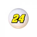 Car 24 Racing Race Cars Decorative Glossy Ceramic Cupboard Cabinet Pulls Dresser Drawer Knobs 