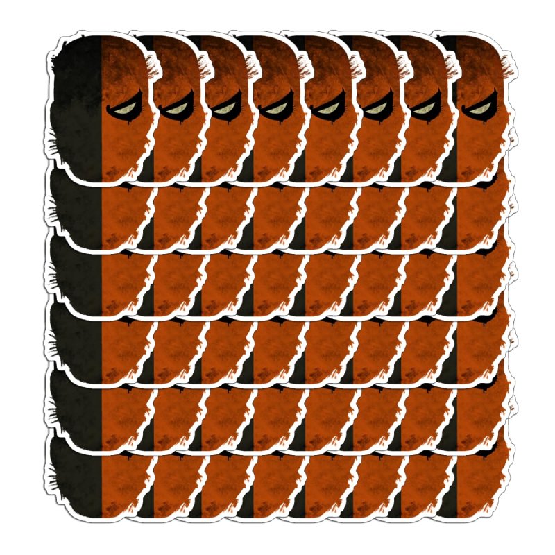 Stickers 48pcs Deathstroke Phone Case For Kids Teens Adults Motorcycle Hat Hard Bike Laptop Skateboard Wall Decoration Bumper