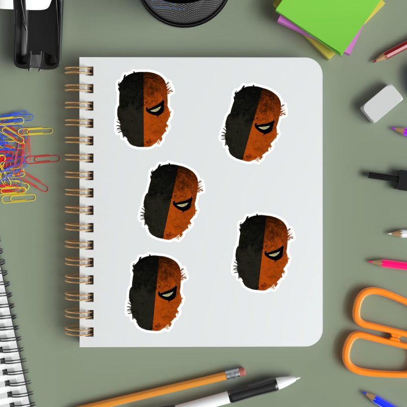 Stickers 48pcs Deathstroke Phone Case For Kids Teens Adults Motorcycle Hat Hard Bike Laptop Skateboard Wall Decoration Bumper