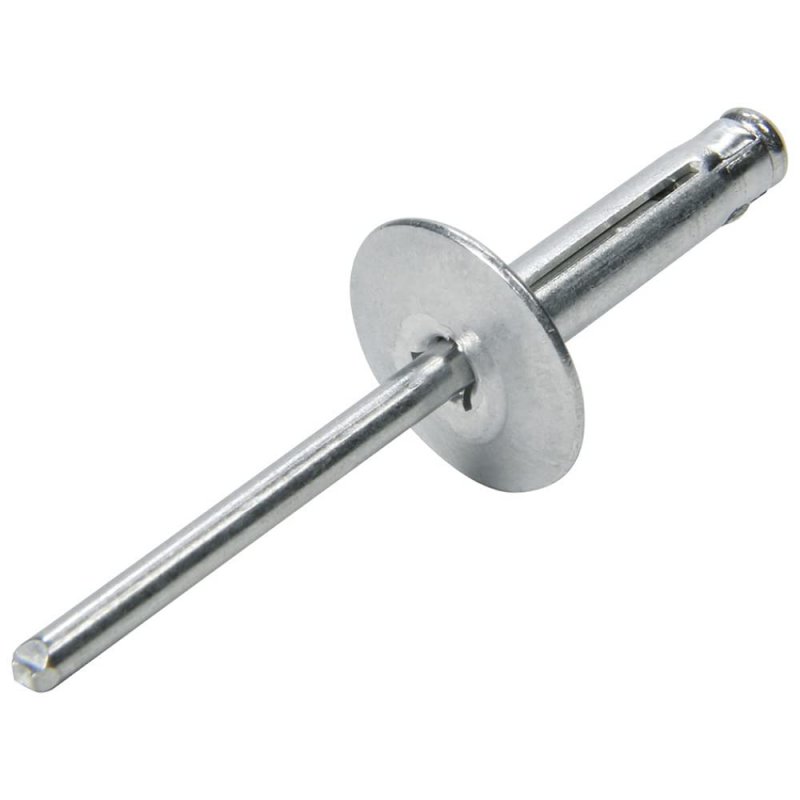 Allstar Performance Lg Hd Rivet 250pk Silver Flange Type Alum Mandrel