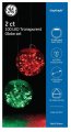 2-pack Hanging Ball Globe Sphere Staybright Light Display With 100 Led Lights