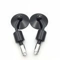Smt Motorcycle Black A Set Cnc Rear View Handle Bar End Round Mirrors 7 8 For Xjr1300 V-max Fz1 Fz6 Xvs950 Xv1900 Xvs1300
