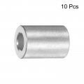 Uxcell 10pcs Aluminum Spacer 5mm Bore 10mm Od 16mm Length Screw Standoff Bushing Plain Finish Round For M5 Screws Bolts And