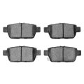Disc Brake Pads For Honda Ridgeline 2006 2014 Front 4000 Hybridynamic Series Mechanical Pad Wear Sensor 0 60 In Thickness 4 45 