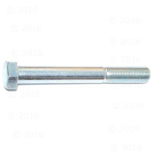 Grade 5 Fine Hex Cap Screws 1 2-20 X 4 In Zinc Alloy Steel Piece Set