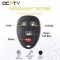 Ocpty 3521a-t04aa 1 X Flip Key Entry Remote Control Fob Transmitter Replacement For Chevy Cobalt Buick Allure Lacrosse 4