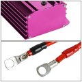 Universal Electric System Car Battery Voltage Stabilizer Regulator W Cable Purple