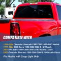Auto Dynasty 3d Led Bar High Mount Smoked Third 3rd Tail Brake Light Cargo Lamp Compatible With Chevy Silverado Gmc Sierra