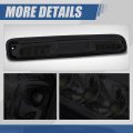 Auto Dynasty 3d Led Bar High Mount Smoked Third 3rd Tail Brake Light Cargo Lamp Compatible With Chevy Silverado Gmc Sierra