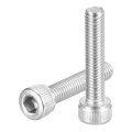 Hex Socket Bolts M5-0 8x20 304 Stainless Steel Drive Screw Silver Tone 40 Pcs 