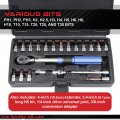 Abn 1 4 Drive Inch Pound Torque Wrench Set 90 Tooth Dual Direction 20-200in-lb Adjustable 2-23nm Mountain Bike