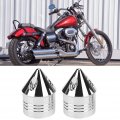 Axle Nut Cover Motorcycle Chrome Thin Cut Black Replacement Accessory Electroplate