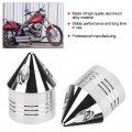 Axle Nut Cover Motorcycle Chrome Thin Cut Black Replacement Accessory Electroplate