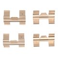 Disc Brake Hardware Set For Land Rover Defender 90 1997 Front Position Standard Style Alx-pau-df-340-11008-cla4