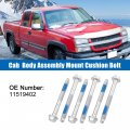 X Autohaux 6pcs New Cab Body Assembly Mount Cushion Bolt 10 9 Grade Mild Steel M12x1 75x120 Fits For Chevrolet Silverado 1500 4