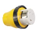 15a To 50a Rv Power Cord Plug Adapter Dogbone Heavy Duty Electrical With Twist Lock 15m 50f 
