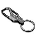 Ford Explorer Laser-etched Topographic Black Carabiner Style Snap Hook Metal Key Chain Official Licensed 