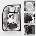 Acanii For 2001-2011 Ford Ranger Pickup Black Housing Led Rear Brake Tail Lights Lamps Pair Driver Passenger Side