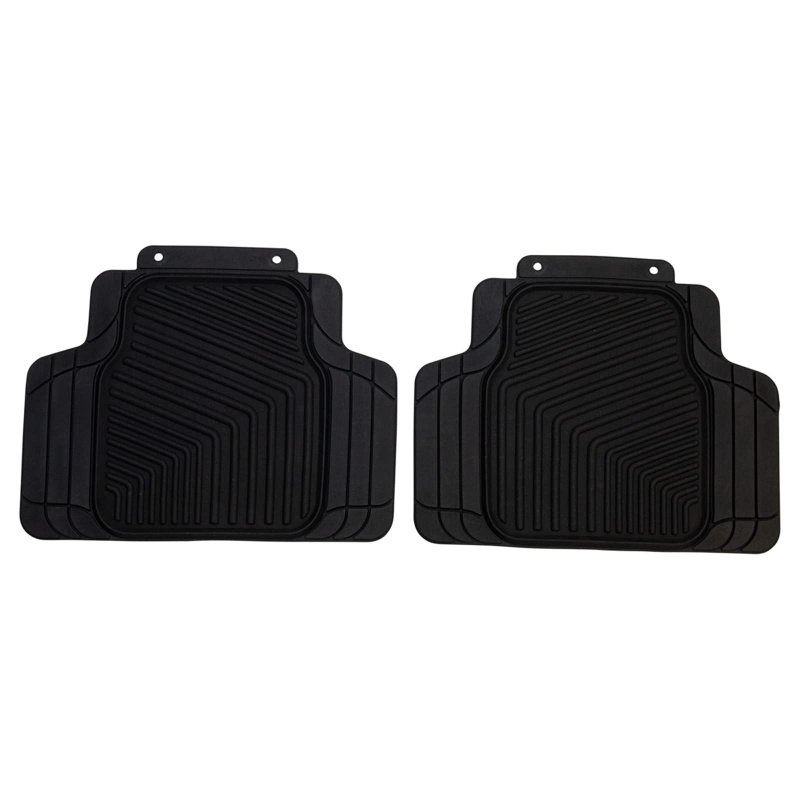 Black Rubber Floor Mat Set Of 4