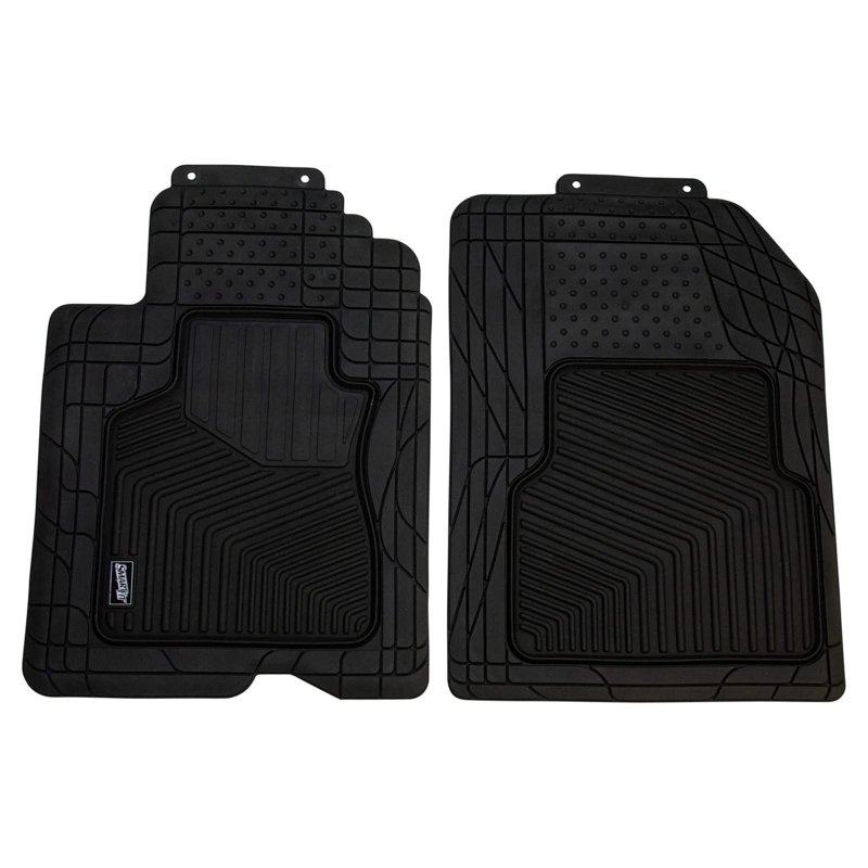 Black Rubber Floor Mat Set Of 4