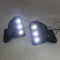 Auto-tech 1 Pair Led Light Daytime Running Retrofit Car Fog Lamp Leddrl Kit Replacement For Toyota Hiace 2014-2016