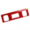 Fsfy Top Roof Reading Light Rear Panel Trim Cover Red Carbon Fiber For Audi Tt 8n 01-06 Hardtop Car