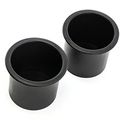 Red Hound Auto 2 Center Console Front Cup Holder Inserts 2000-2009 For Volvo S60 Liners Replacement 