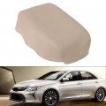 Ocpty Armrest Center Console Lid Skin Cover Leather For 2007 2008 2009 2010 2011 Camry Beige