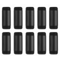 10pcs 1 In X 3 Galvanized Male Threaded Pipes Black Pre Cut Plumbing Pipe Fittings For Diy Industrial Furniture Shelving And 