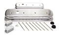 Racing Power Company R6136-1 Short Plain Polished Aluminum Center Bolt Valve Cover For Small Block Chevy 