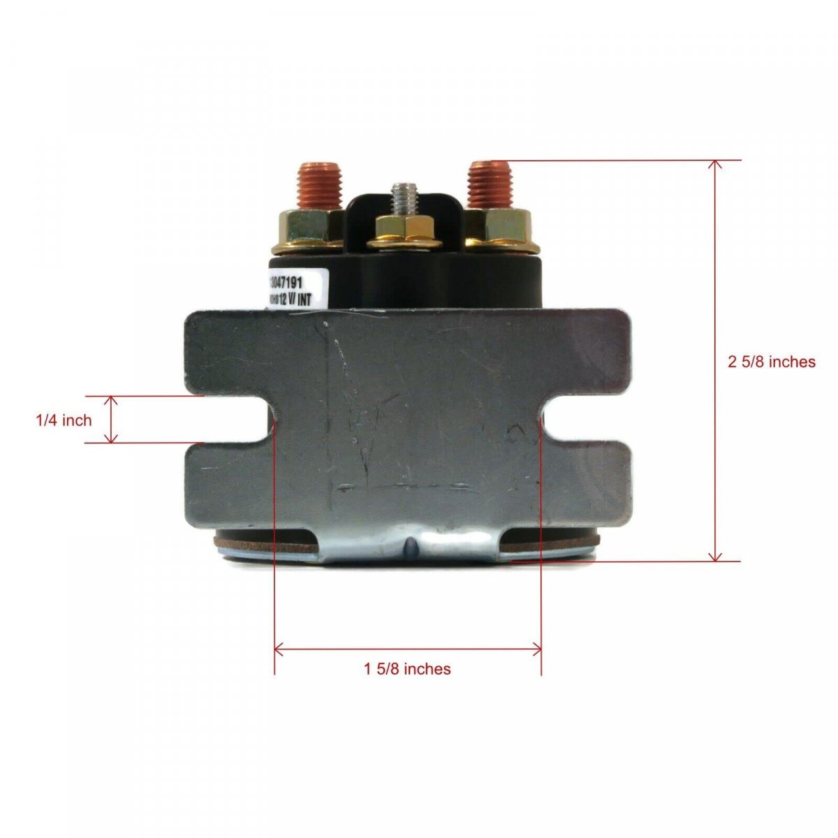 Heavy Duty 12 Volt Intermittent Solenoid For Boss Rt3 Power V And Vxt50a Motor Relaycludes 1 4 In 1 8 In Flange Nuts