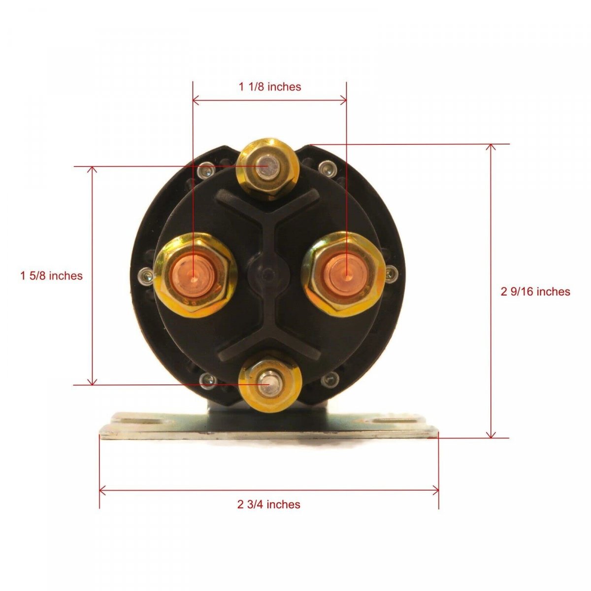 Heavy Duty 12 Volt Intermittent Solenoid For Boss Rt3 Power V And Vxt50a Motor Relaycludes 1 4 In 1 8 In Flange Nuts