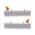 Exterior Door Handle Pair For 1990 Oldsmobile Custom Cruise Front Driver And Passenger Side Chrome Zinc Metal Replaces 