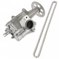 Caltric Complete Oil Pump With Chain Compatible Polaris Ranger Crew 900 2014-2019 Except Diesel