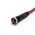 Alpinetech Plb8ms 8mm 5 16 12v Led Metal Signal Indicator Pilot Dash Light Black Bezel With Symbols Parking Brake 
