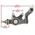 Caltric Front Left And Right Wheel Knuckle Compatible With Yamaha 5ug-f3501-12-00 5ug-f3502-12-00