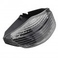Mallofusa Motorcycle Integrated Taillight Led Brake Tail Light Compatible For Ducati Monstel 696 796 1100 1100s 2008-2014 Clear